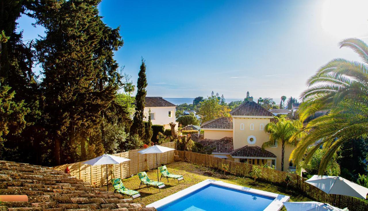 Villa Maria In El Rosario - Mit Sicht Auf Gibralta Marbella Kültér fotó