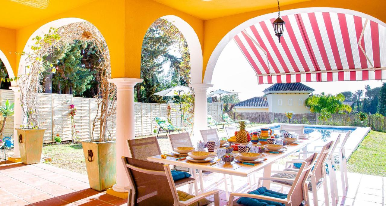 Villa Maria In El Rosario - Mit Sicht Auf Gibralta Marbella Kültér fotó