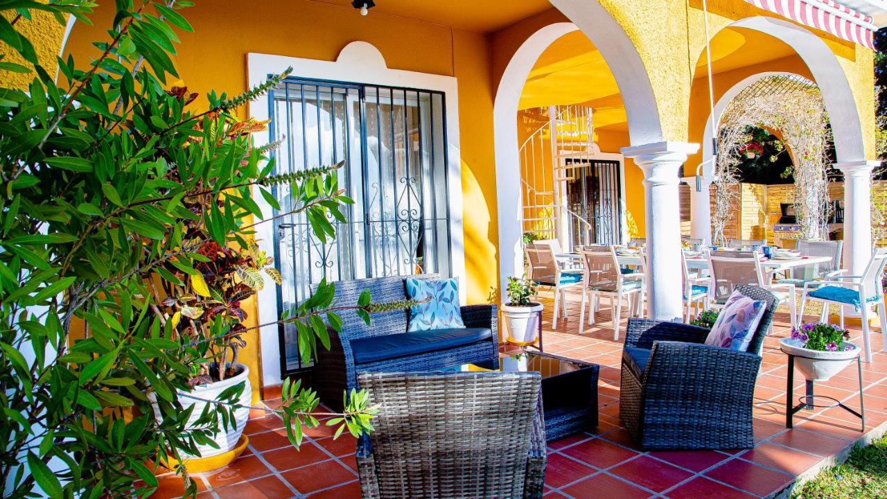 Villa Maria In El Rosario - Mit Sicht Auf Gibralta Marbella Kültér fotó